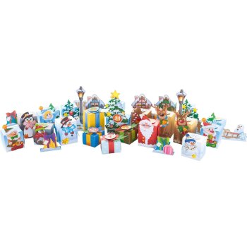 folia Adventskalender "Winterlandschaft",...