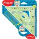 Maped flexibles Geometriedreieck 45° 21 cm - grün