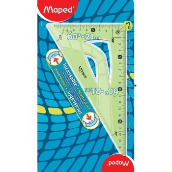 Maped ohybný trojuholník 60° 21 cm -...