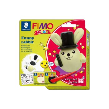 FIMO kids Modellier-Set "Funny rabbit", Blister