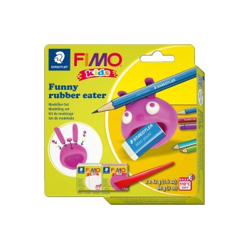 FIMO kids Modellier-Set "Funny rubber eater",...