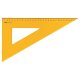 ARISTO GEO Contrast Zeichendreieck 60° Hypotenuse 35 cm (AR22632)