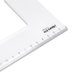 ARISTO GEO College trojuholník na rysovanie 45° prepona 30cm odvesna 21cm s fazetou (AR23430)