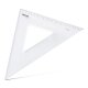 ARISTO GEO College trojuholník na rysovanie 45° prepona 30cm odvesna 21cm s fazetou (AR23430)