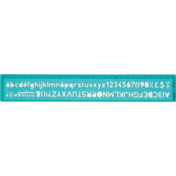 Maped Schriftschablone, Schrifthöhe: 8 mm,...