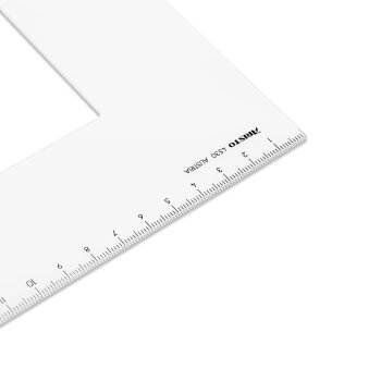 ARISTO Zeichendreieck 45° Hypothenuse 42cm Kathete 29,7cm ohne Facette (AR4530)