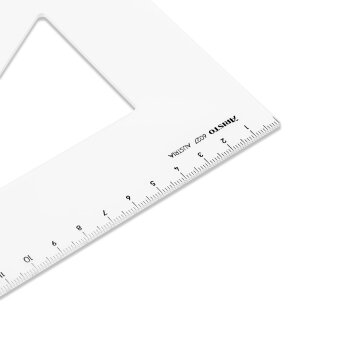 ARISTO Zeichendreieck 60° Hypothenuse 31,1cm ohne Facette (AR6027)