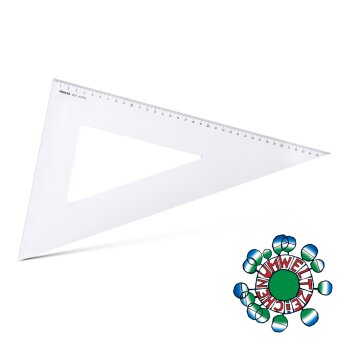 ARISTO Zeichendreieck 60° Hypothenuse 42,5cm ohne...