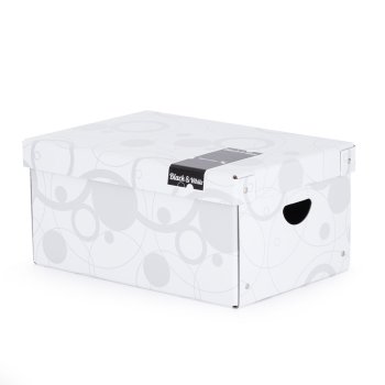 oxybag krabica lamino 34,5 x 24 x 16 cm - Black ad White...