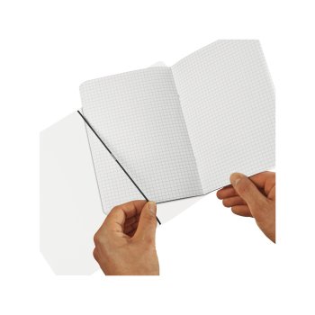 herlitz my.book flex poznámkový zošit A5, 40 listov štvorčekový - transparentný