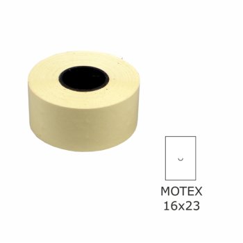 Etikety cenovkové MOTEX 16x23 biela