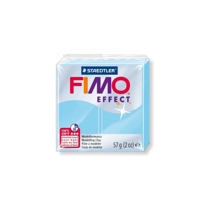 FIMO EFFECT modelovacia hmota - na vypálenie - 57 g - pastelovo vodová