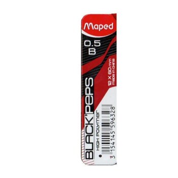 Maped Druckbleistift-Minen High Polymer 0,5mm B 12er