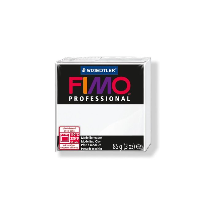 FIMO PROFESSIONAL Modelliermasse, weiß, 85 g
