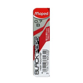 Maped Druckbleistift-Minen High Polymer 0,7mm B 12er