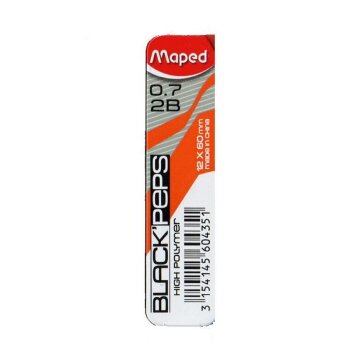 Maped Druckbleistift-Minen High Polymer 0,7mm 2B 12er
