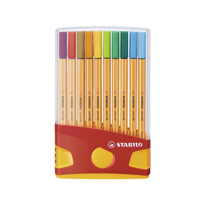 STABILO point 88 fineliner - ColorParade - 20 rôznych farieb
