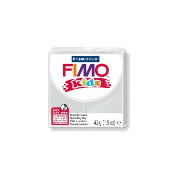 FIMO kids Modelliermasse, ofenhärtend, hellgrau, 42 g