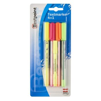 Bestpoint Textmarker 4+1