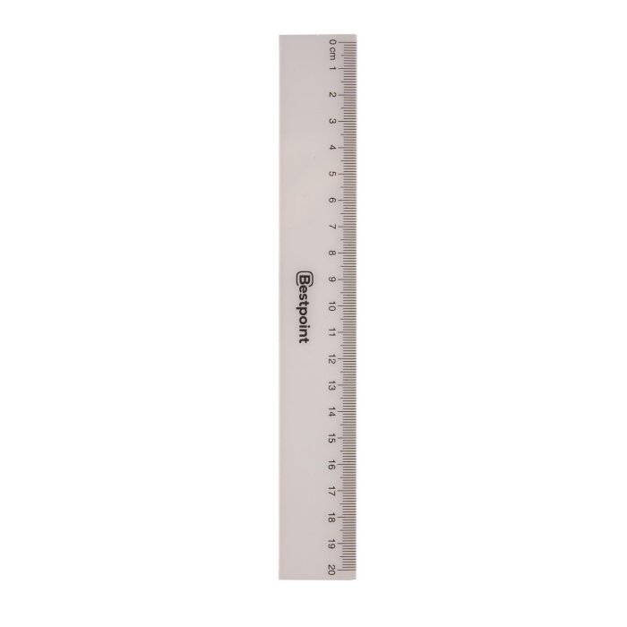 Bestpoint Plastové pravítko 20 cm