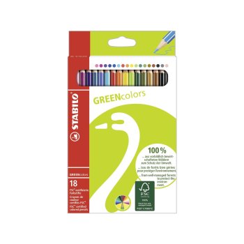 STABILO GREENcolors - ekologická farbička - 18...