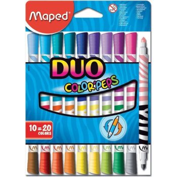 Maped obojstranné fixky COLOR´PEPS DUO - 10 ks