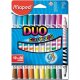 Maped Doppel-Fasermaler DUO COLORPEPS, 10er Kartonetui