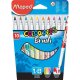 Maped Fasermaler COLORPEPS Brush, 10er Kartonetui