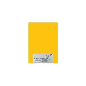 folia Tonpapier, DIN A4, 130 g/qm, goldgelb