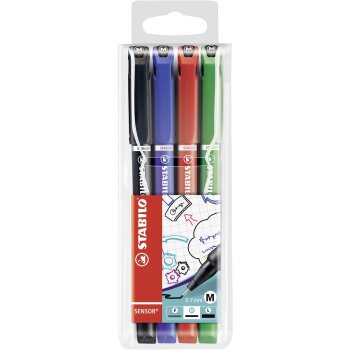STABILO SENSOR  - fineliner s odpruženou špičkou -...
