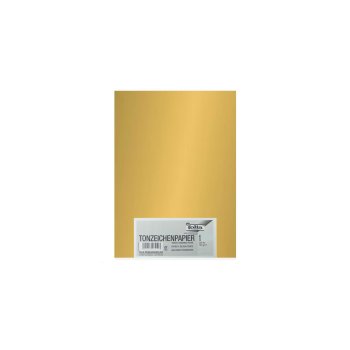 folia Tonpapier, DIN A4, 130 g/qm, gold glänzend