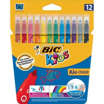 BIC KIDS fixky Kid Couleur medium, 12 ks v krabičke