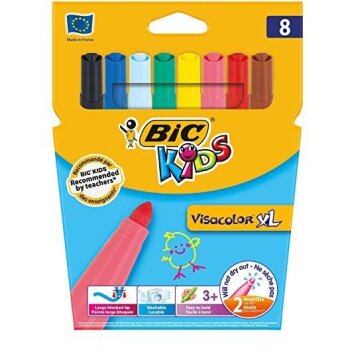 BIC KIDS fixky Visacolor XL, 8 ks v krabičke