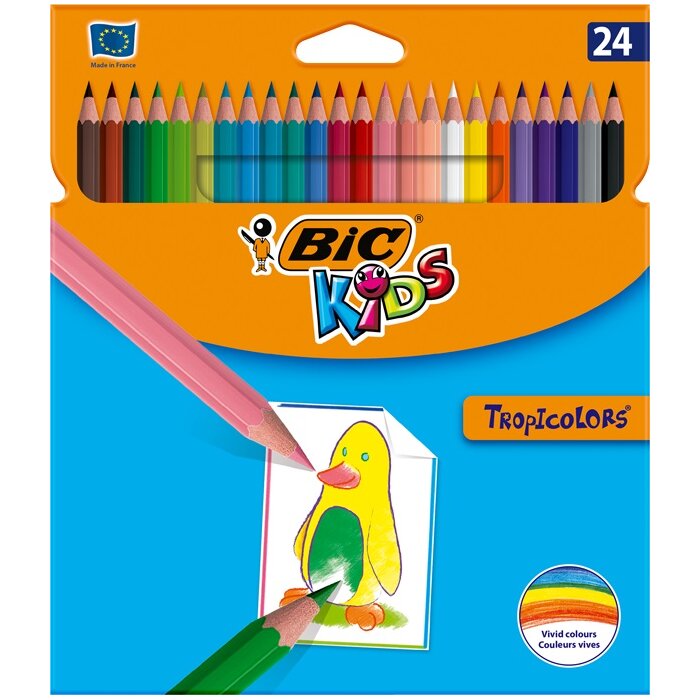 BIC KIDS farbičky Tropicolors, 24 ks v krabičke