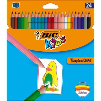 BIC KIDS farbičky Tropicolors, 24 ks v krabičke