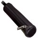 Alassio Schlamper-Rolle, aus Nappa-Leder, schwarz