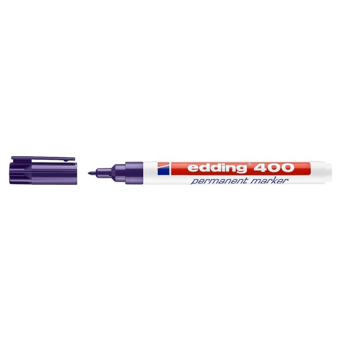 edding 400 permanentný popisovač - fialový