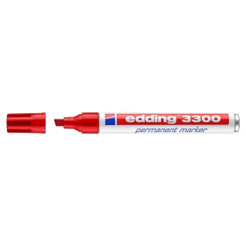 edding 3300 Permanentmarker rot