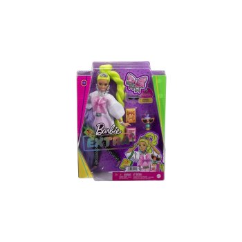 Barbie Extra Neon Green Hair bábika HDJ44