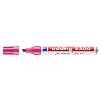 edding 3300 permanentný popisovač - ružový