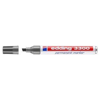 edding 3300 permanentný popisovač - sivý