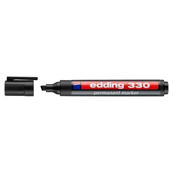 edding 330 permanentný popisovač - čierny