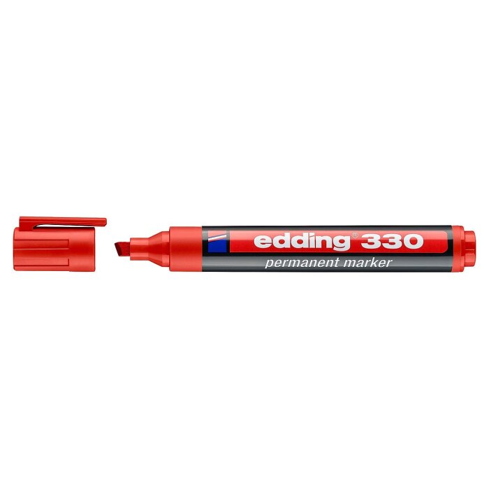 edding 330 Permanentmarker rot