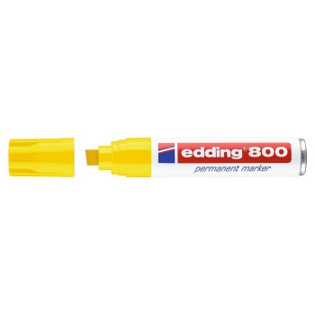 edding 800 permanentný popisovač - žltý