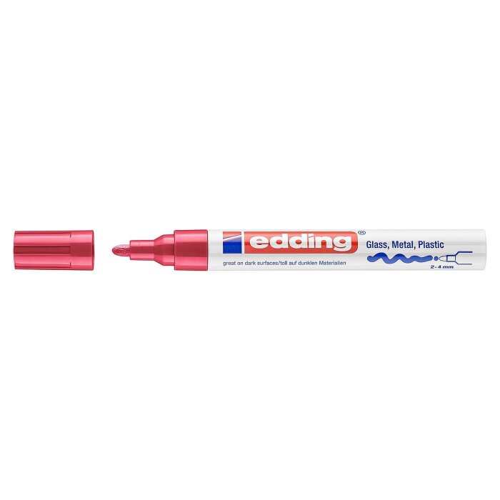 edding 750 Glanzlackmarker rot