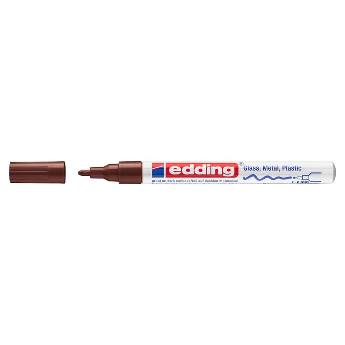 edding 751 Glanzlackmarker braun