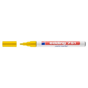 edding 751 lakový popisovač - žltý