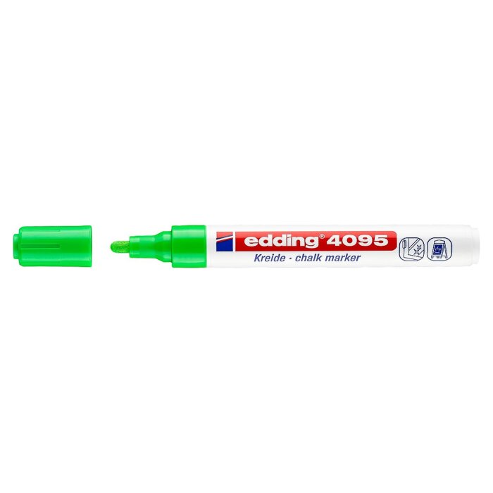 edding 4095 kriedový popisovač - bledozelený