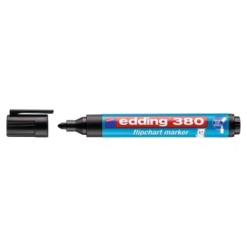 edding 380 Flipchartmarker schwarz