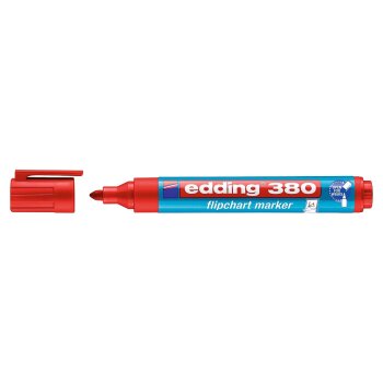 edding 380 flipchartový popisovač - červený